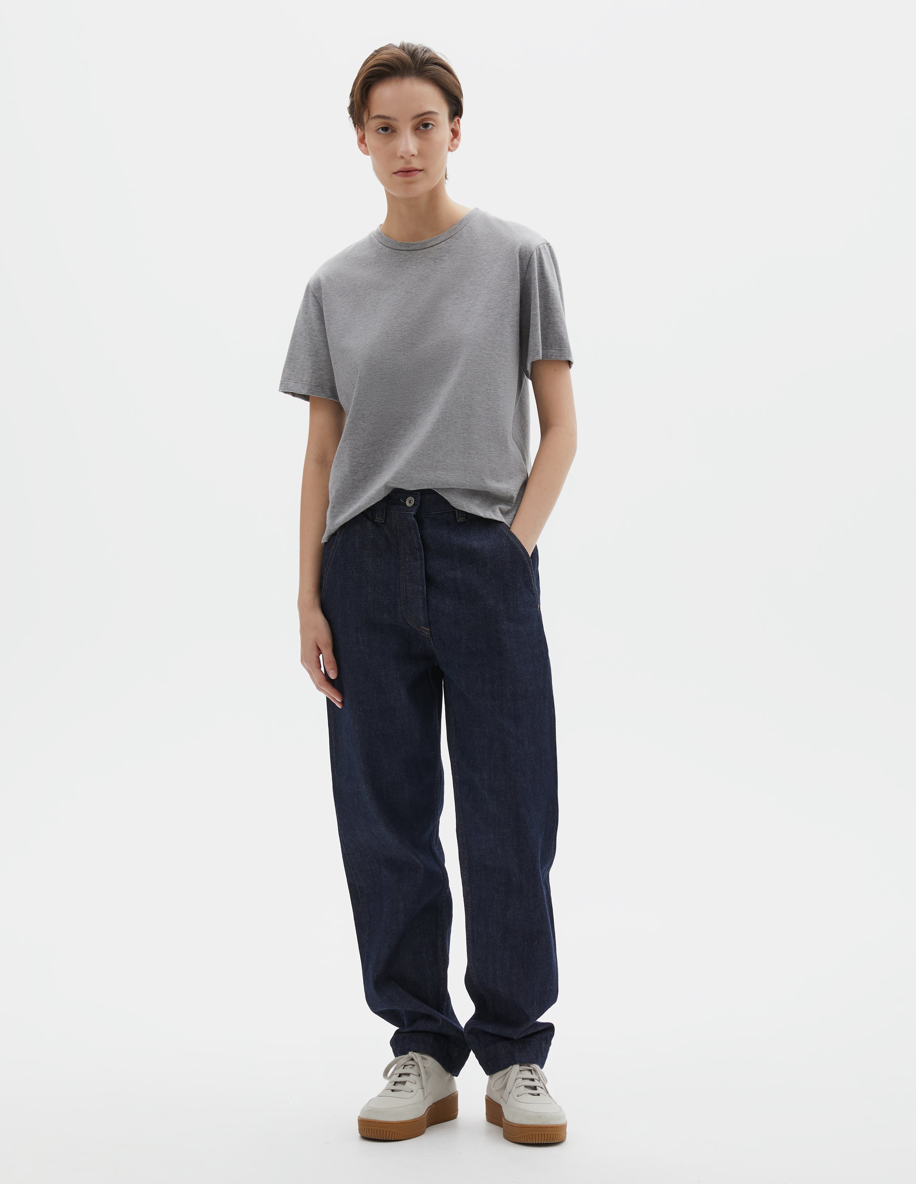 Indigo denim twill Tapered Jeans | MHL. by Margaret Howell
