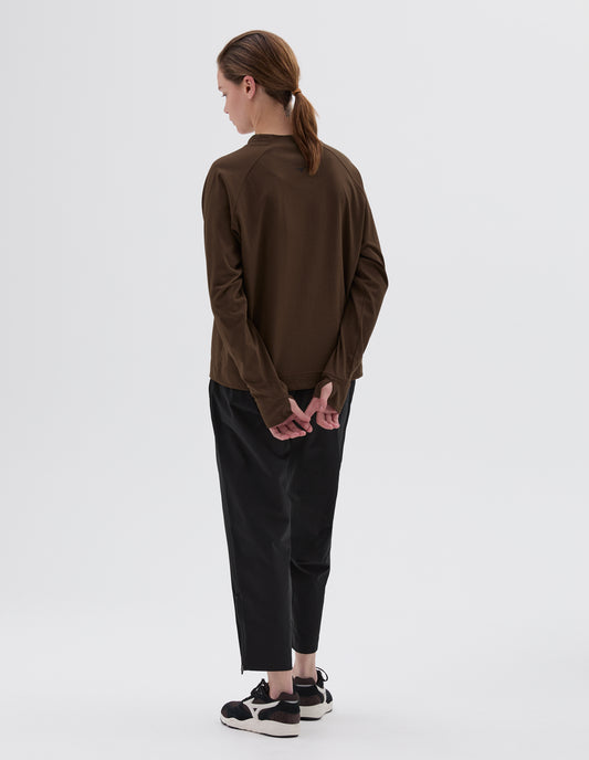 MIZUNO LIGHTWEIGHT SWEATSHIRT | COTTON POLYESTER JERSEY | TEAK