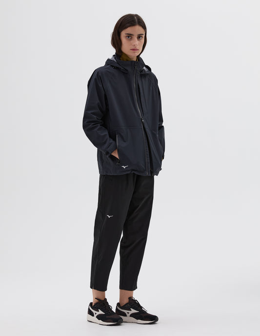 MIZUNO RAIN JACKET | NYLON POPLIN | BLACK