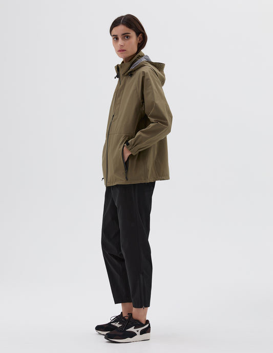 MIZUNO RAIN JACKET | NYLON POPLIN | LIGHT KHAKI