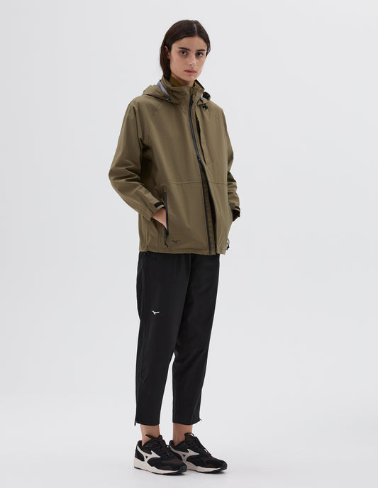 MIZUNO RAIN JACKET | NYLON POPLIN | LIGHT KHAKI