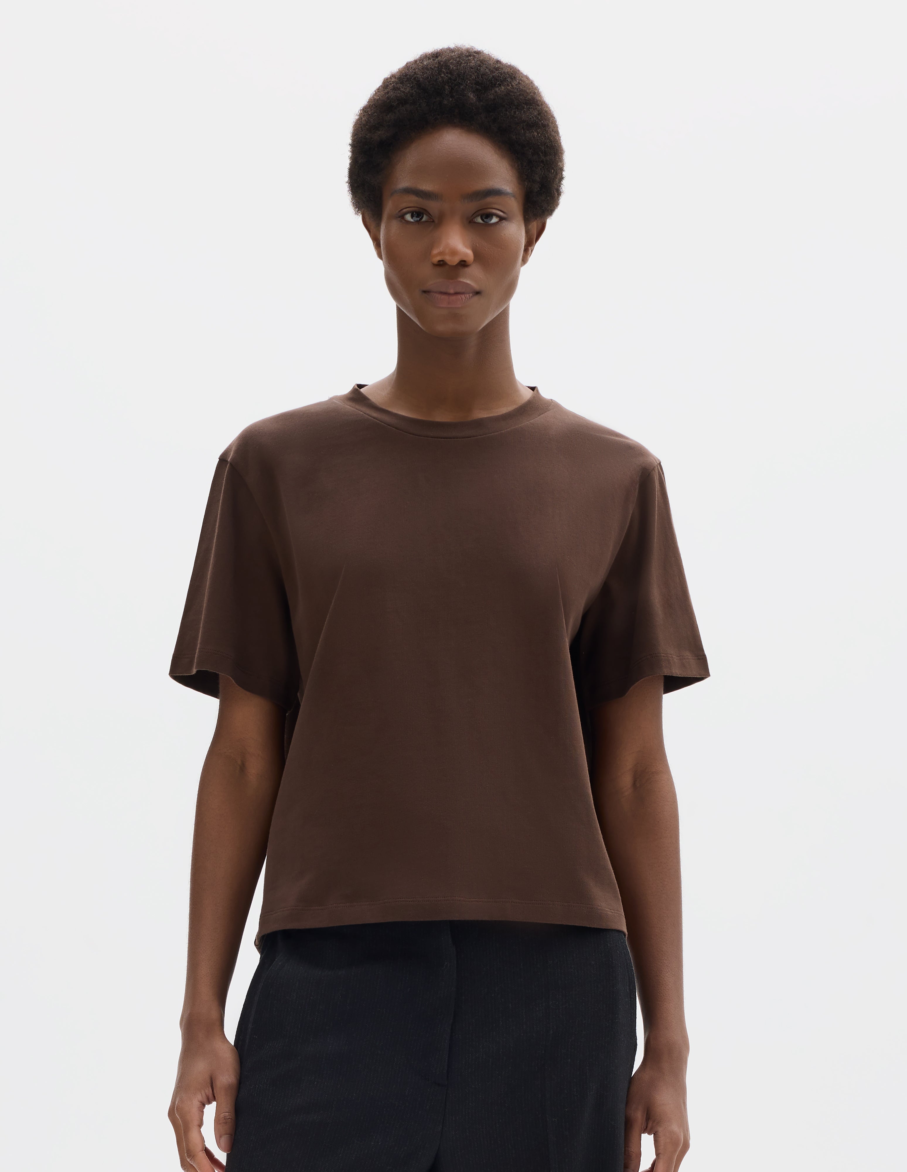 Slate blue cotton linen Simple T Shirt | MHL. by Margaret Howell