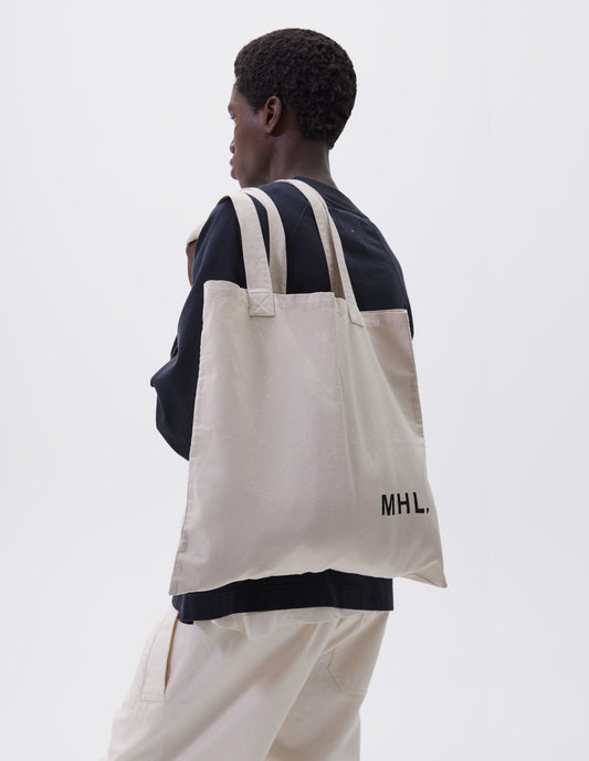 MHL. SHOPPER | LINEN COTTON TWILL | ECRU