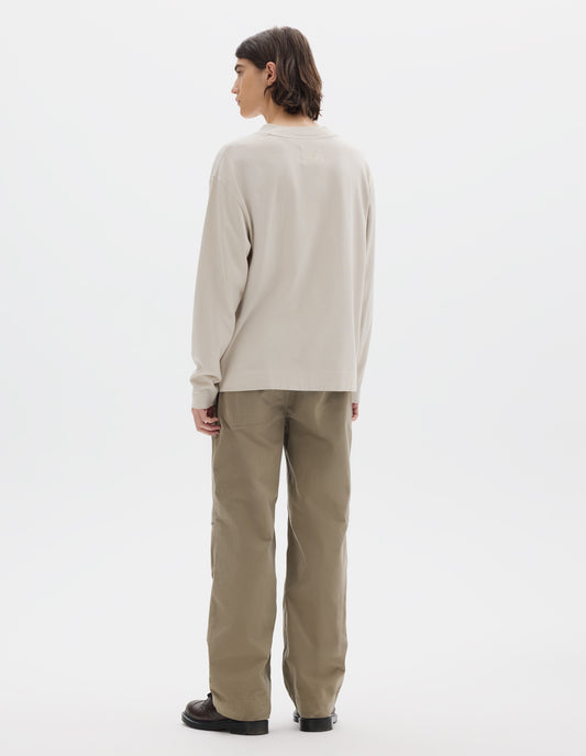 MHL. GUERNSEY T SHIRT | MATTE JERSEY | CHALK