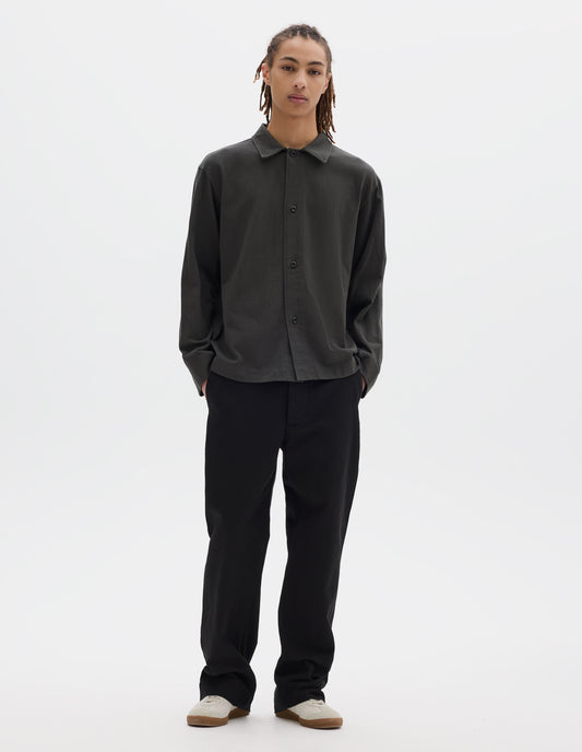 MHL. JERSEY SHIRT | HEAVY COTTON JERSEY | PEWTER
