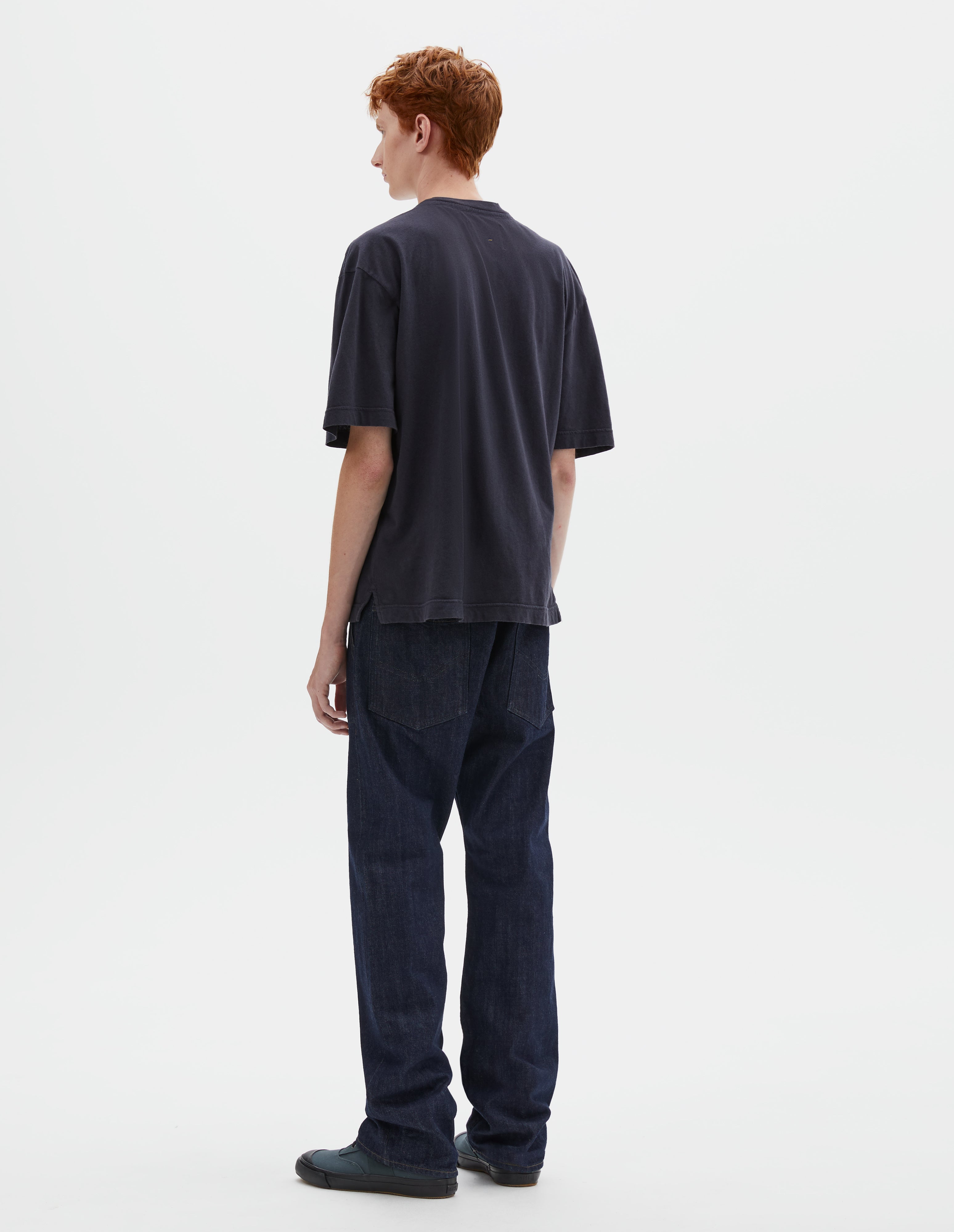 MARGARET HOWELL COTTON LINEN ボーダーTシャツ 2 Margaret Howell MHL Simple T-shirt Organic Cotton Linen Jersey