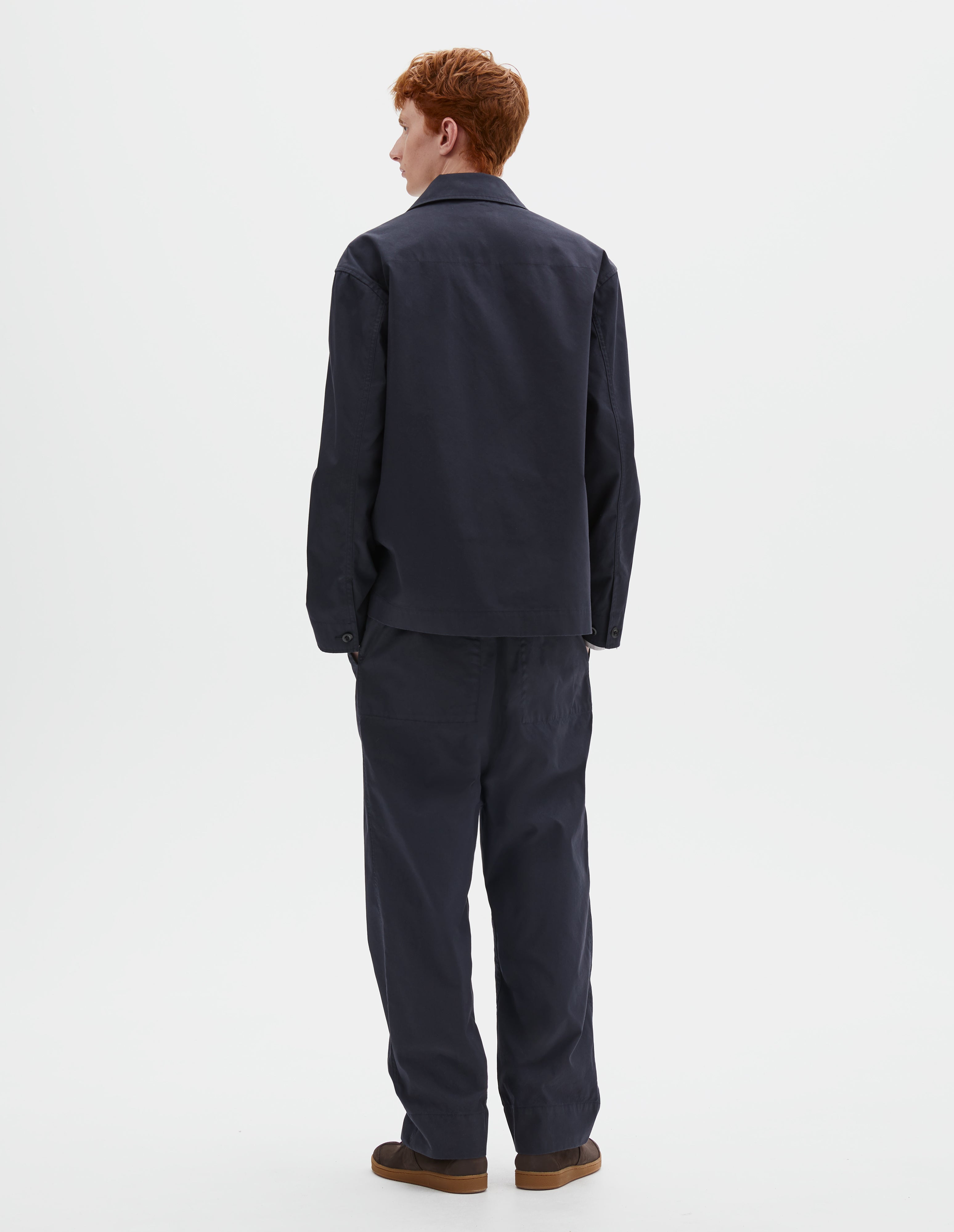 Ink cotton blend cordura Minimal Blazer | MHL. by Margaret Howell
