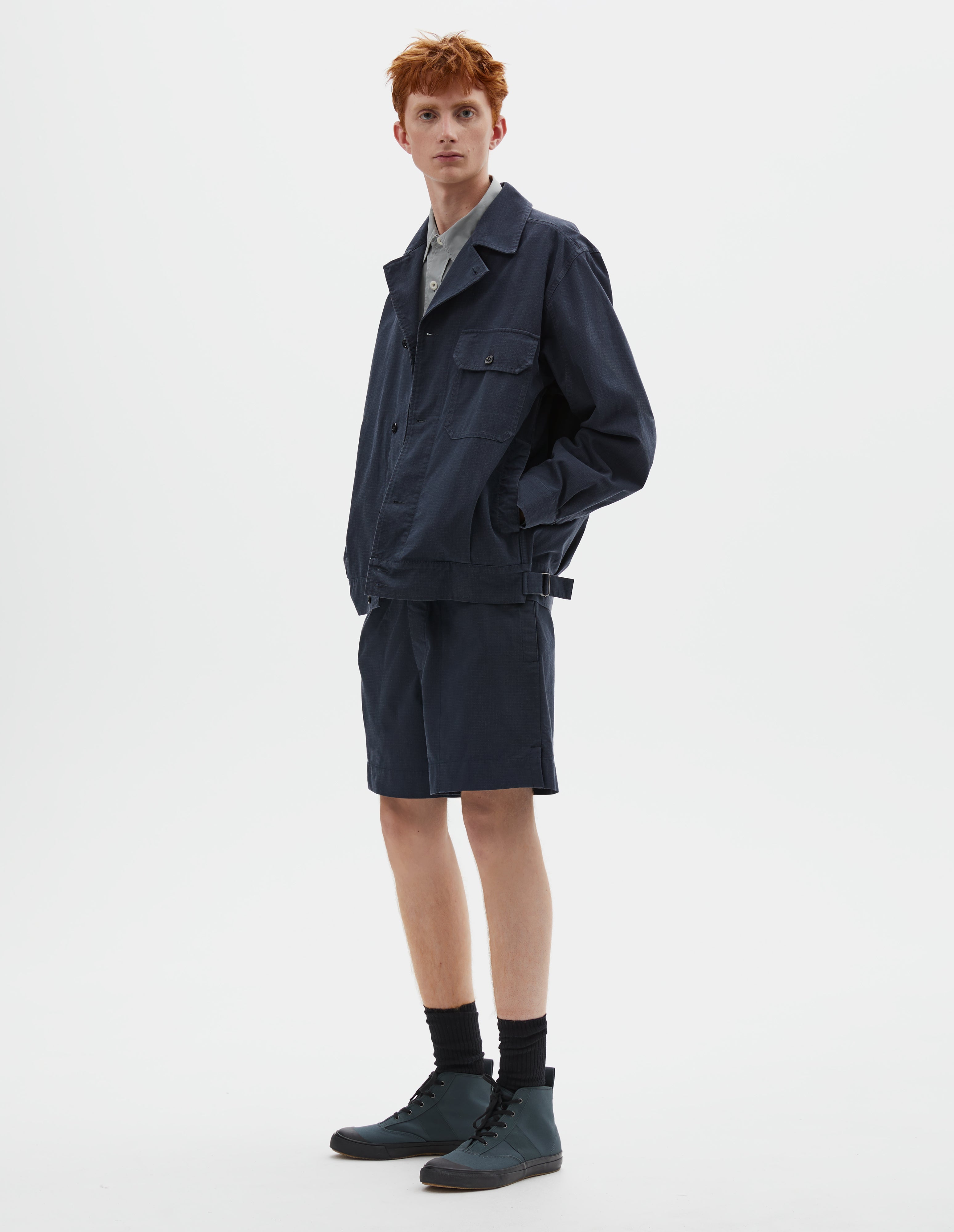 MHL.WASHED COMPACT COTTON JACKET サイズI MHL.（エムエイチエル）の「WASHED COMPACT COTTON（テーラード