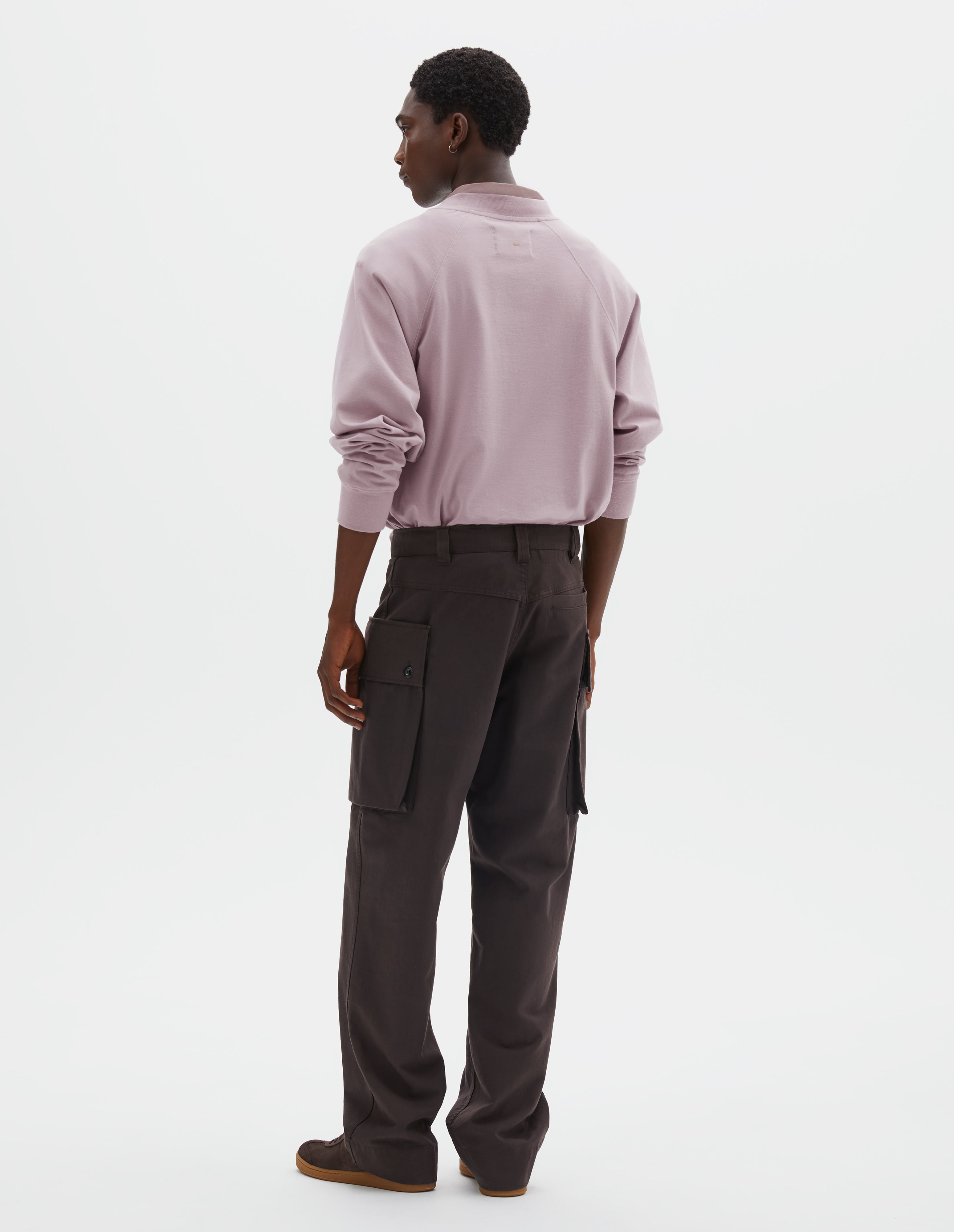 Mahogany cotton drill Cargo Pocket Trousers | MHL. by Margaret Howell
