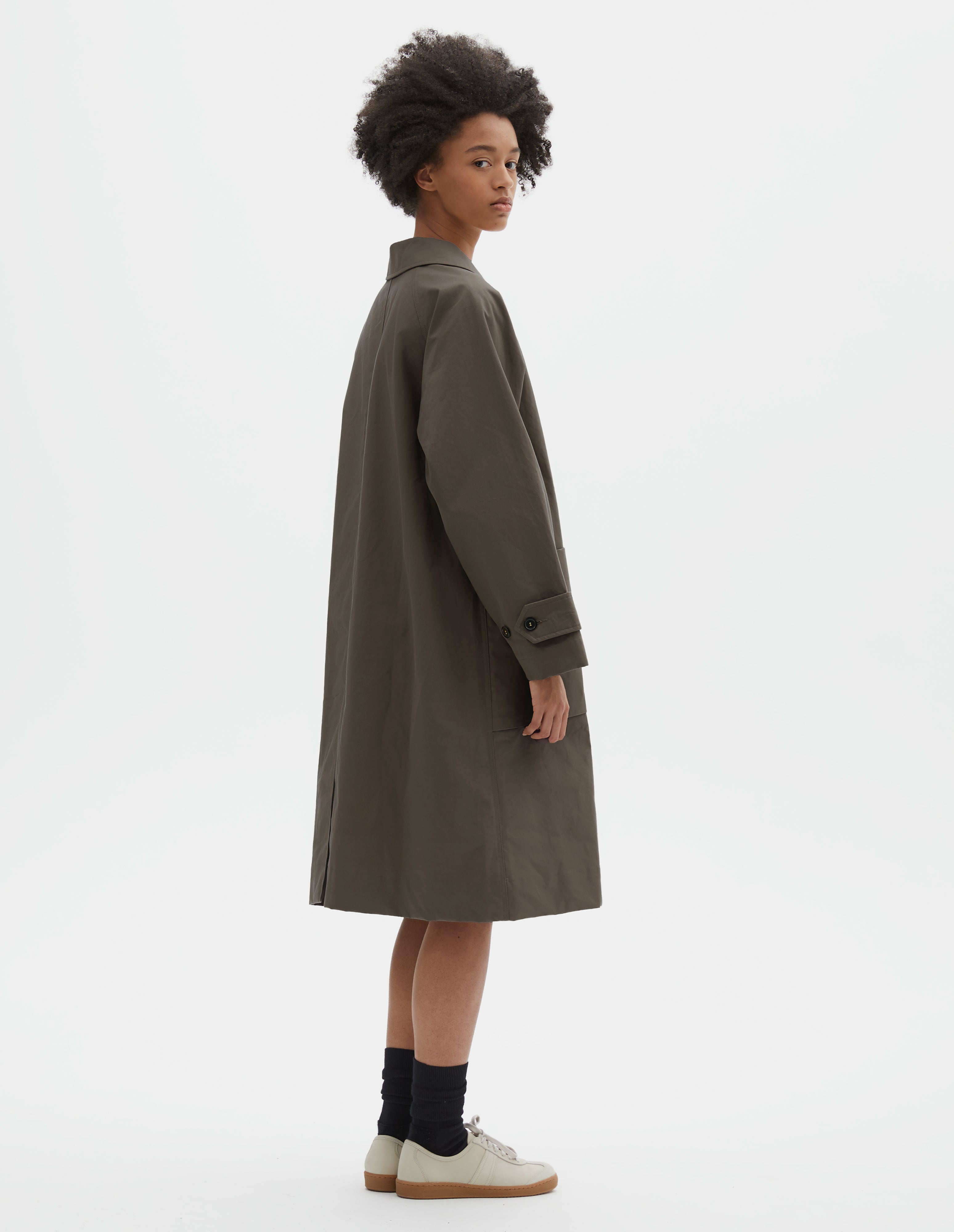 Elephant dry cotton canvas Railway Mac | MHL. by Margaret Howell