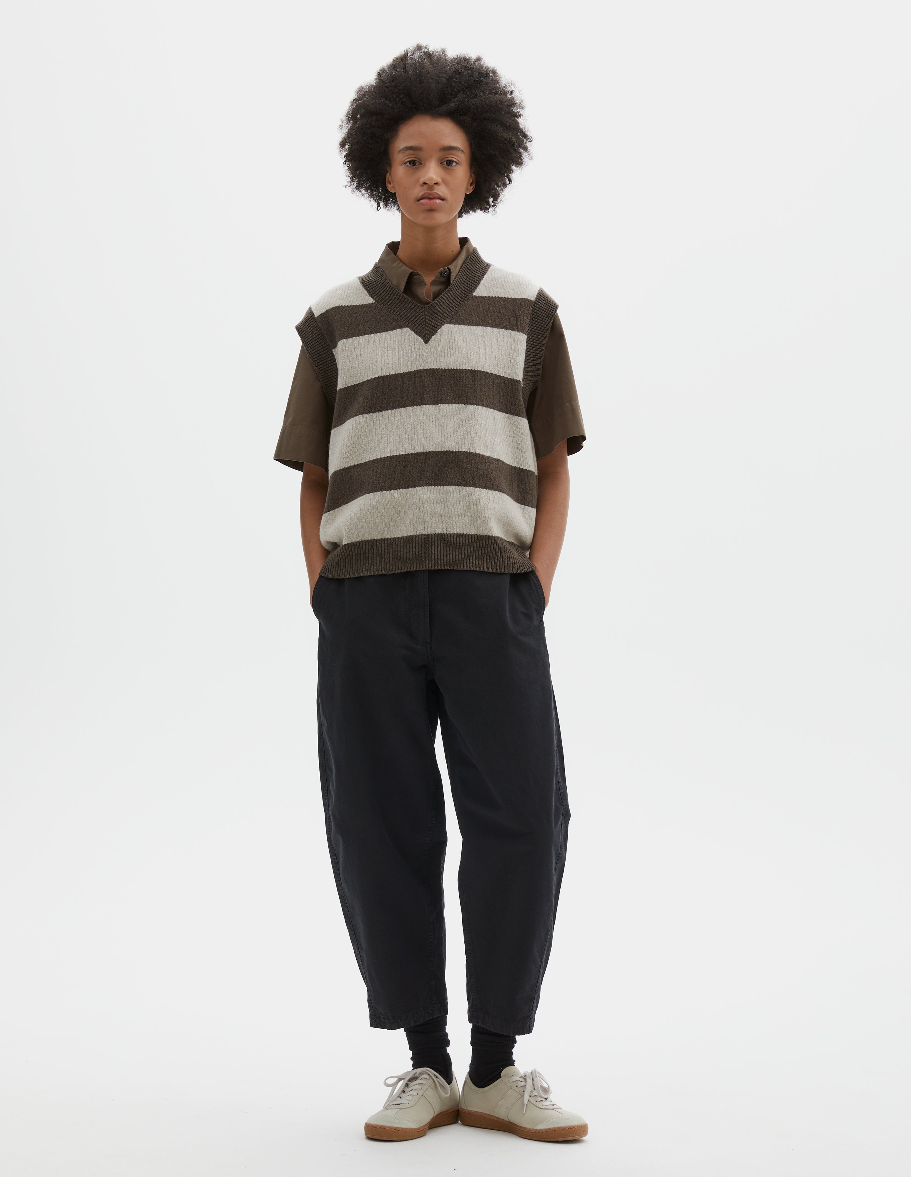 MHL. DRY COTTON LINEN TWILL シャツ ジャケット Margaret Howell