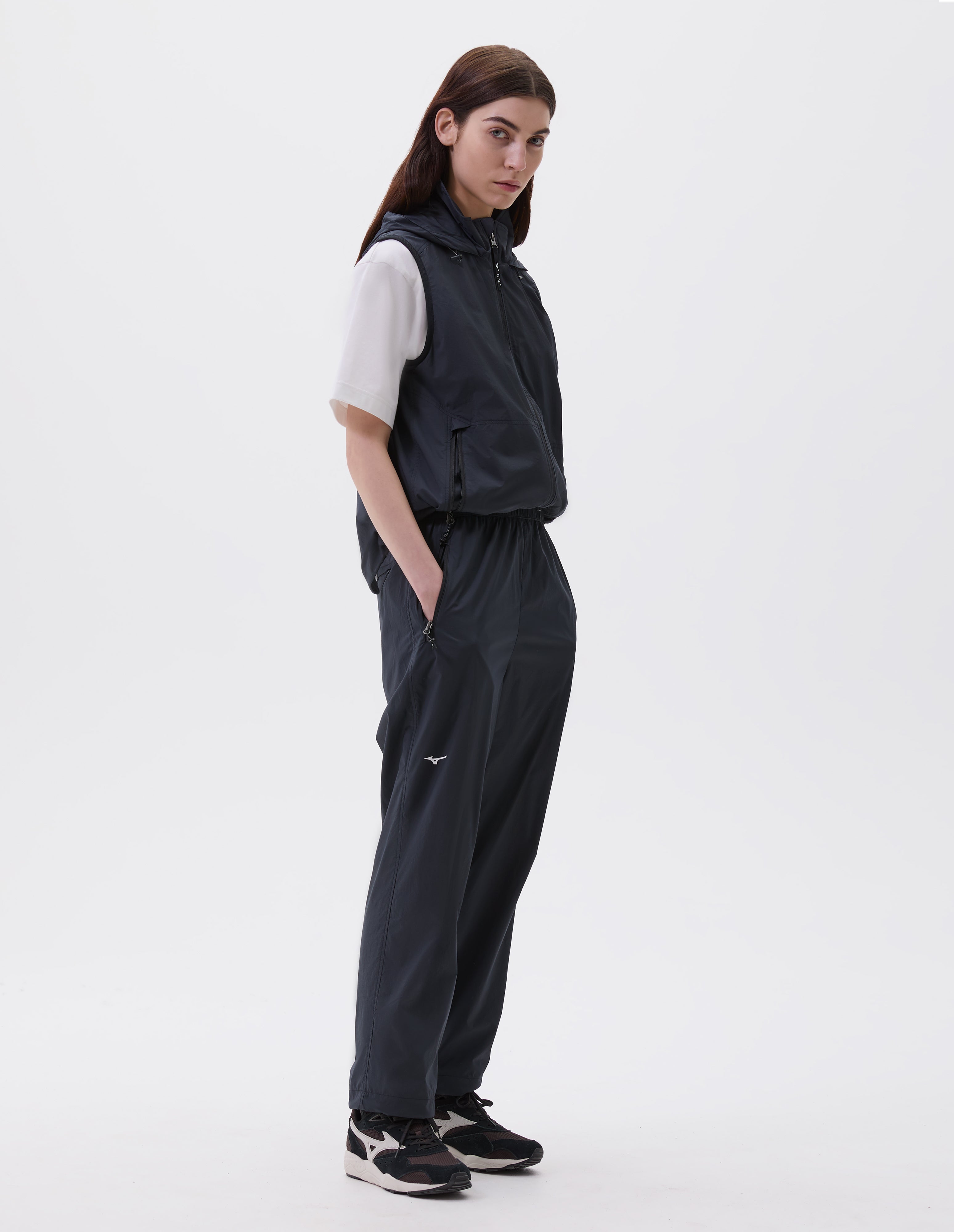 Ink ripstop Mizuno Rain Gilet | Margaret Howell