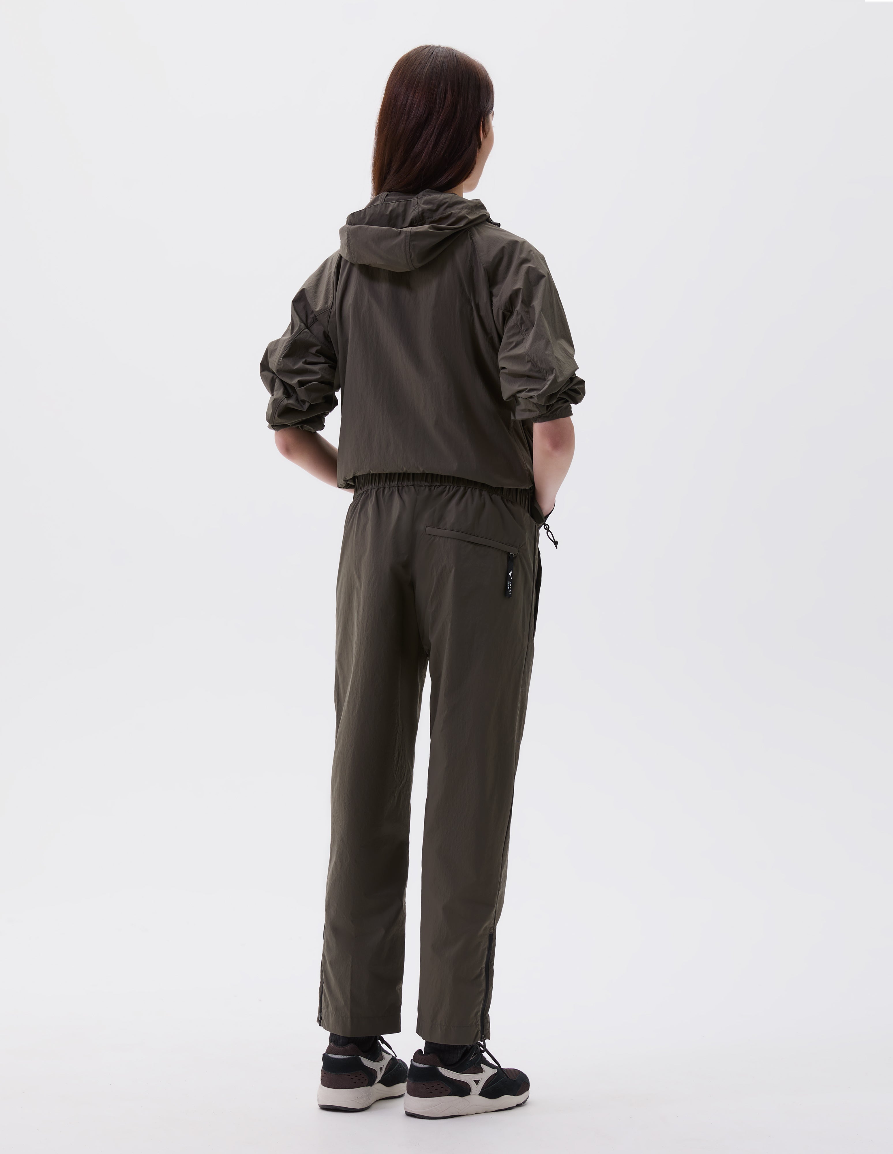 Khaki nylon taslan Mizuno Gym Trousers | Margaret Howell
