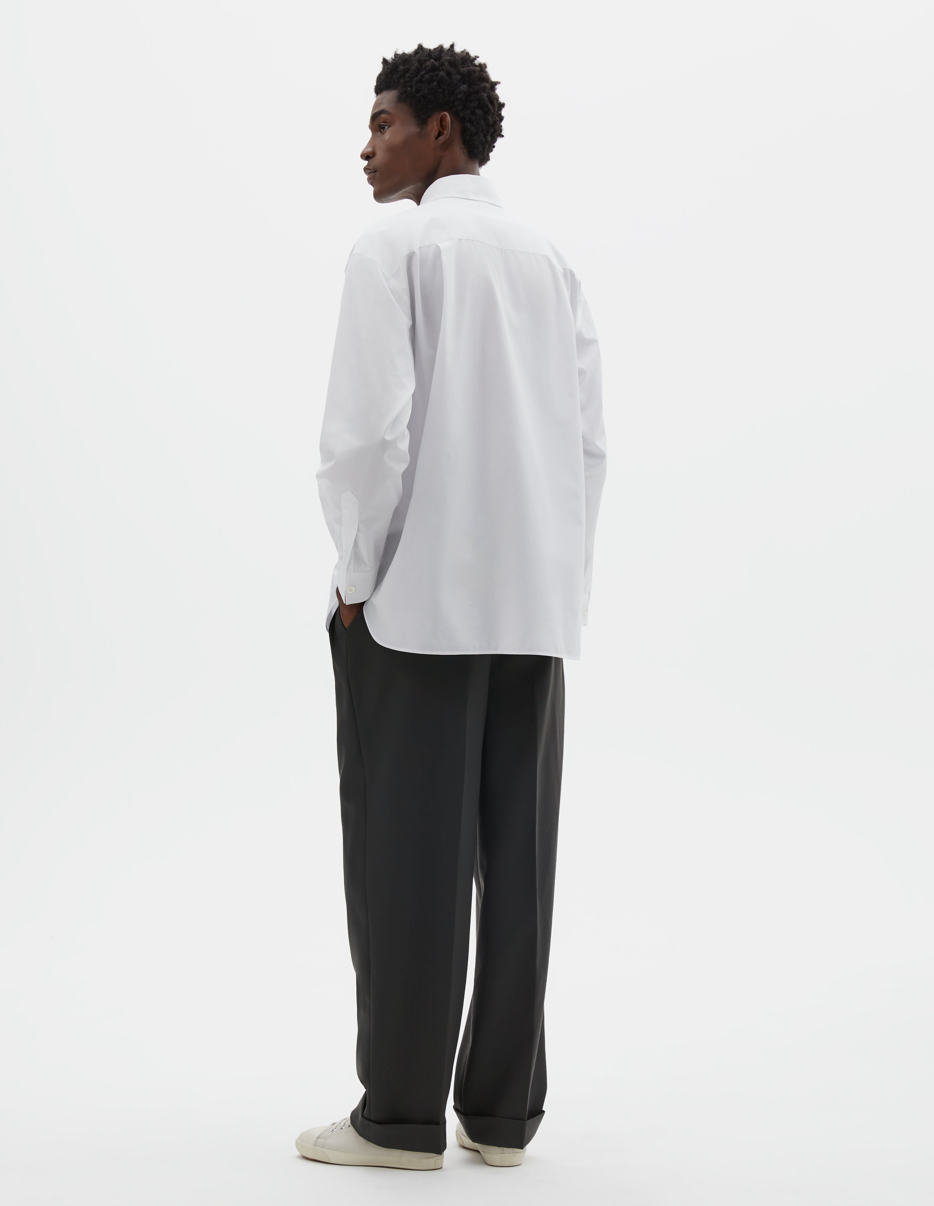 White plain poplin Classic Shirt | Margaret howell – Margaret Howell