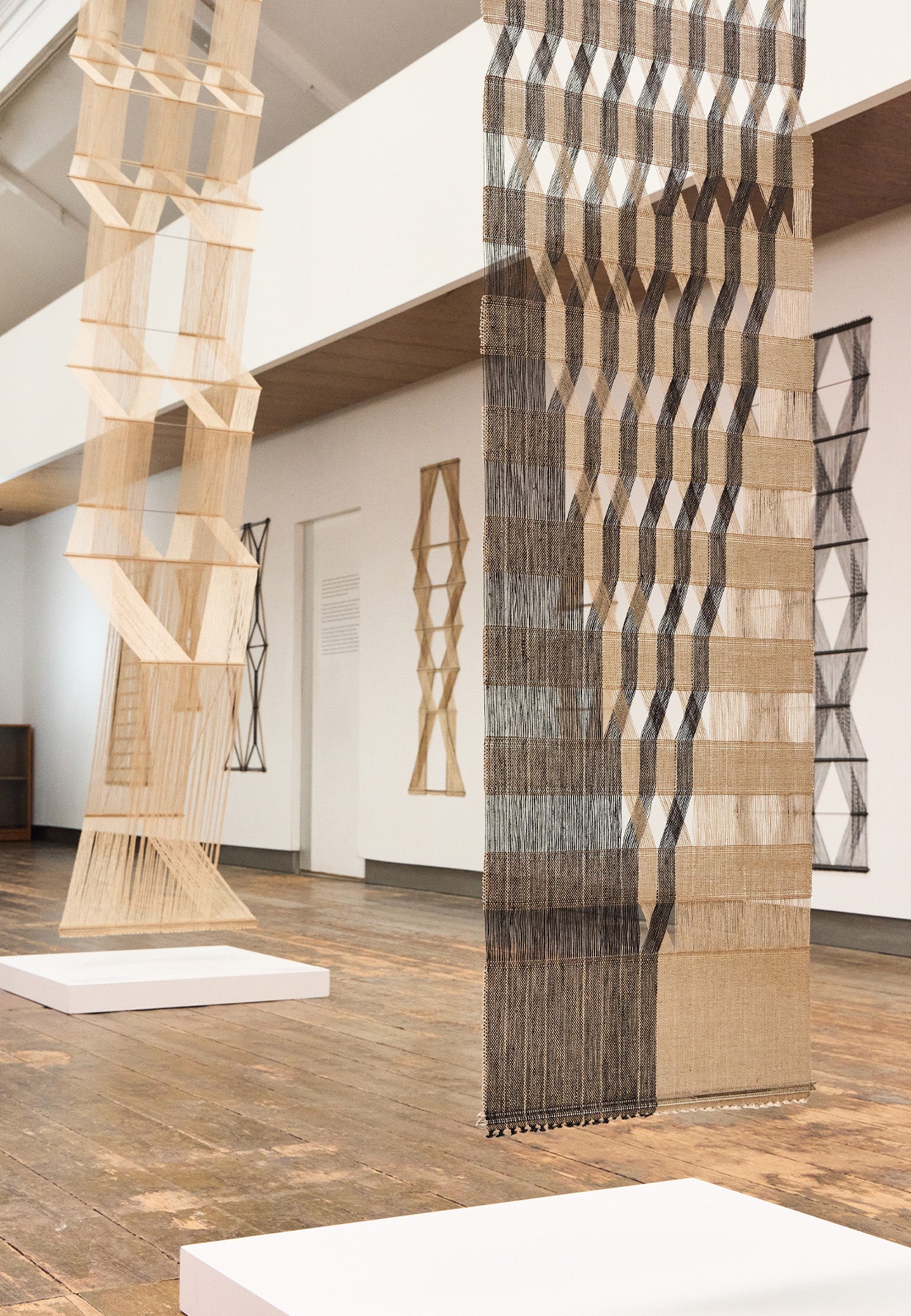 Peter Collingwood Macrogauze Wall Hangings Exhibition