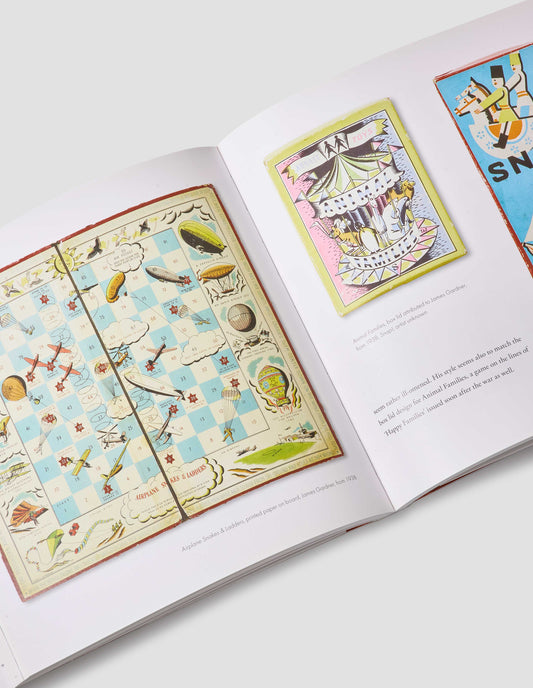 A double page spread showcasing the inside of the Paul & Marjorie Abbatt Toys. 