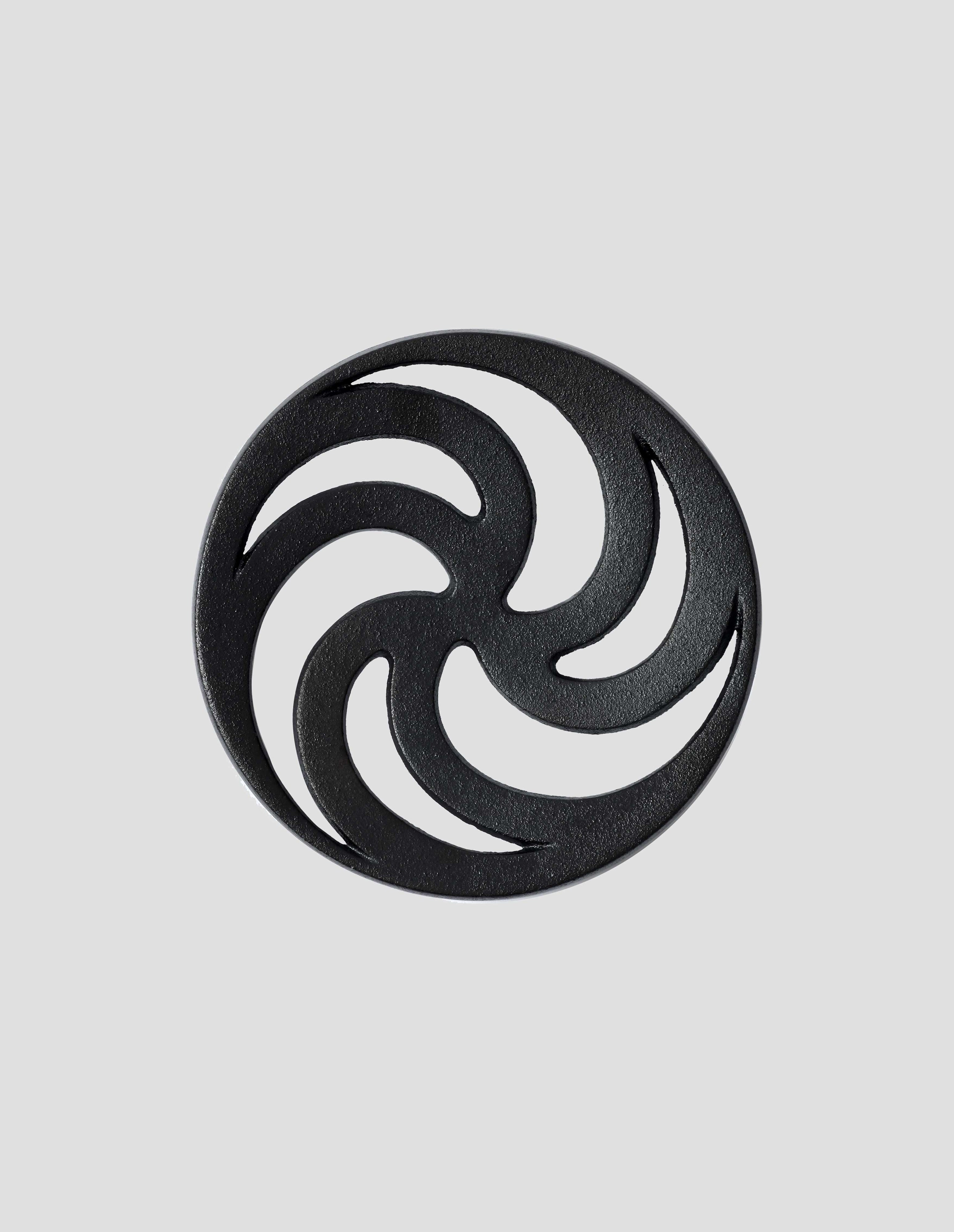 Black cast iron Spiral Trivet | Margaret Howell