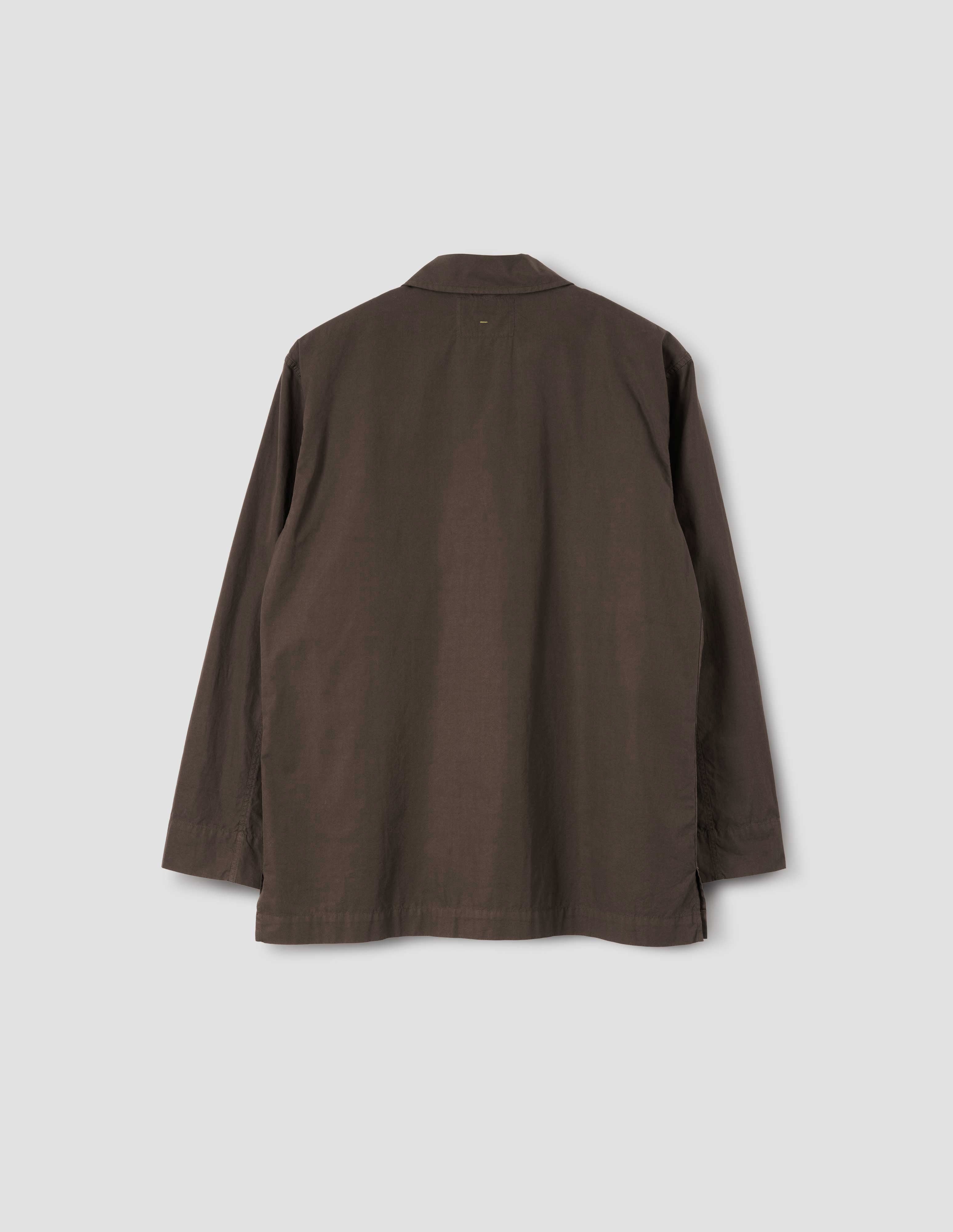 Carob compact poplin pj shirt | MHL. by Margaret Howell