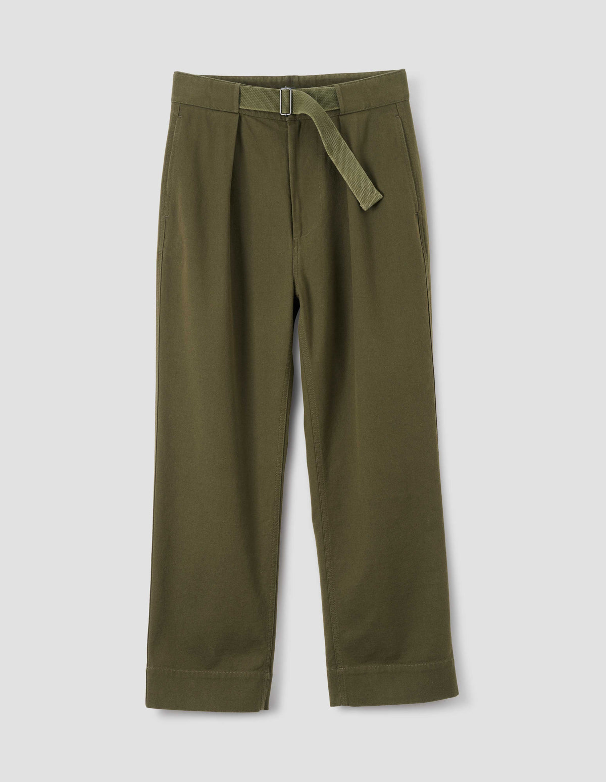 Moss wool cotton drill trouser | MHL. by Margaret Howell