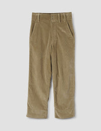MHL. WIDE WAISTBAND TROUSER | HEAVY CORDUROY | PUTTY