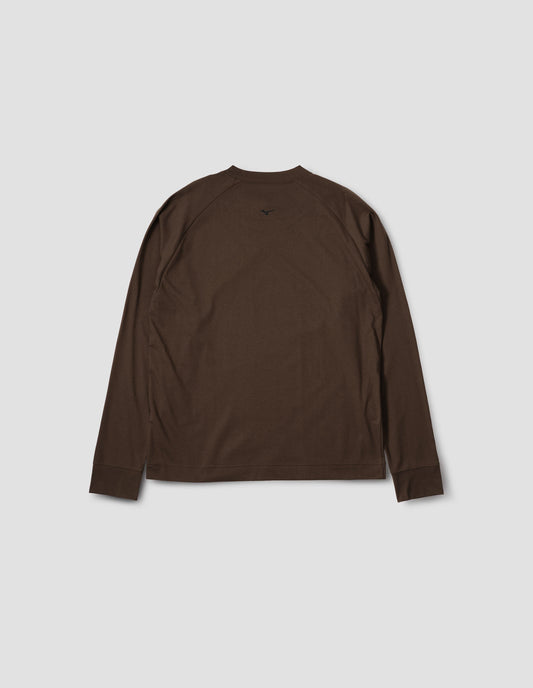 MIZUNO LIGHTWEIGHT SWEATSHIRT | COTTON POLYESTER JERSEY | TEAK