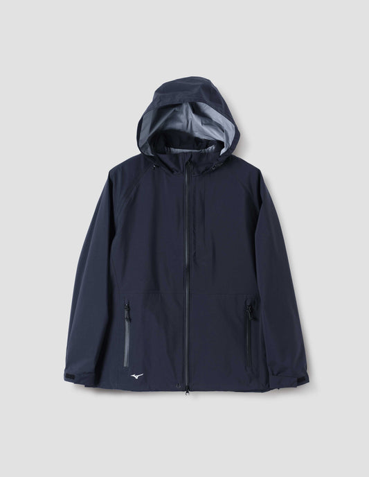 MIZUNO RAIN JACKET | NYLON POPLIN | BLACK