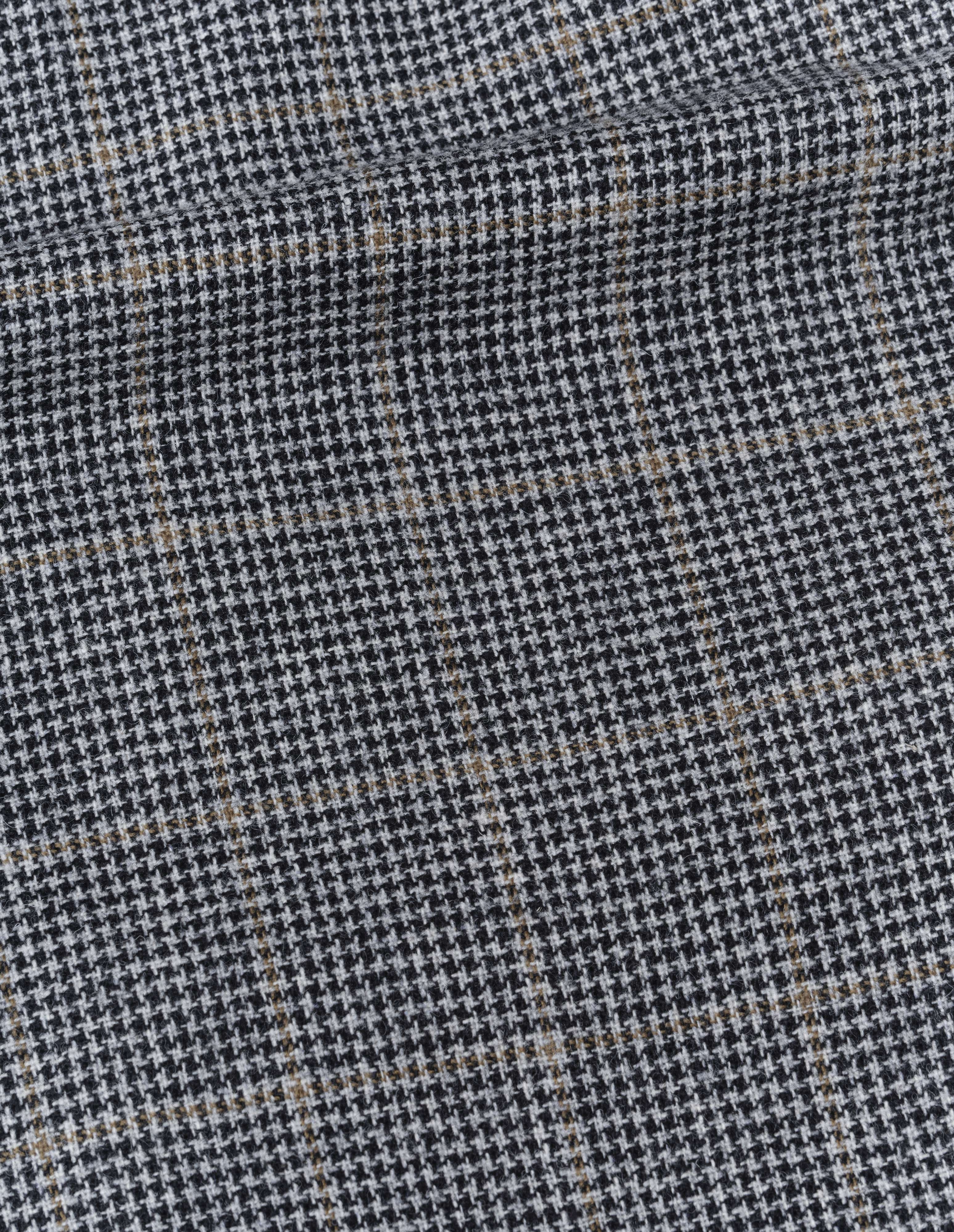 Black and light grey check wool blazer | Margaret Howell