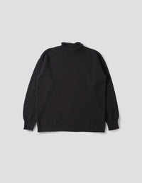 CLASSIC GUERNSEY | IRREGULAR SPUN WOOL | BLACK