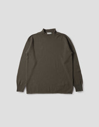 CLASSIC GUERNSEY | IRREGULAR SPUN WOOL | KHAKI