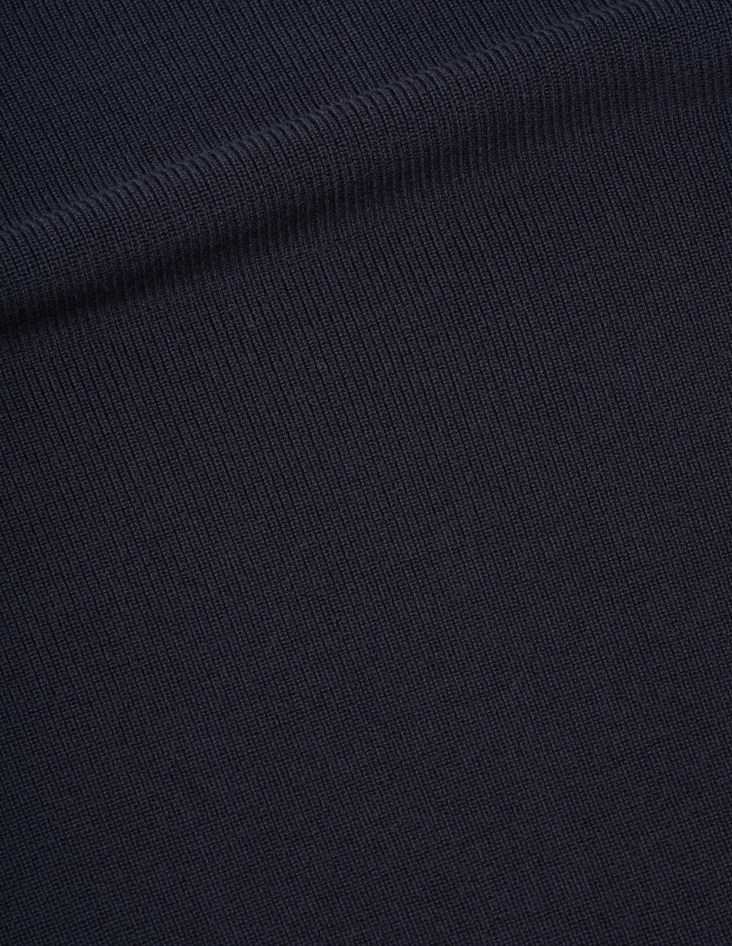 b　MARGARET HOWELL FINE MERINO WOOL Ink merino wool Fine Rib Crew | Margaret Howell