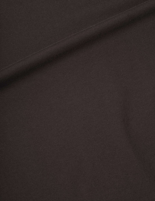Dark red brown t-shirt, dry cotton jersey fabric swatch. 