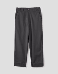 MHL. SPORTS TROUSERS | COTTON WOOL DRILL | GRAPHITE