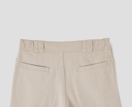 MHL. SPORTS TROUSERS | COTTON WOOL DRILL | BONE