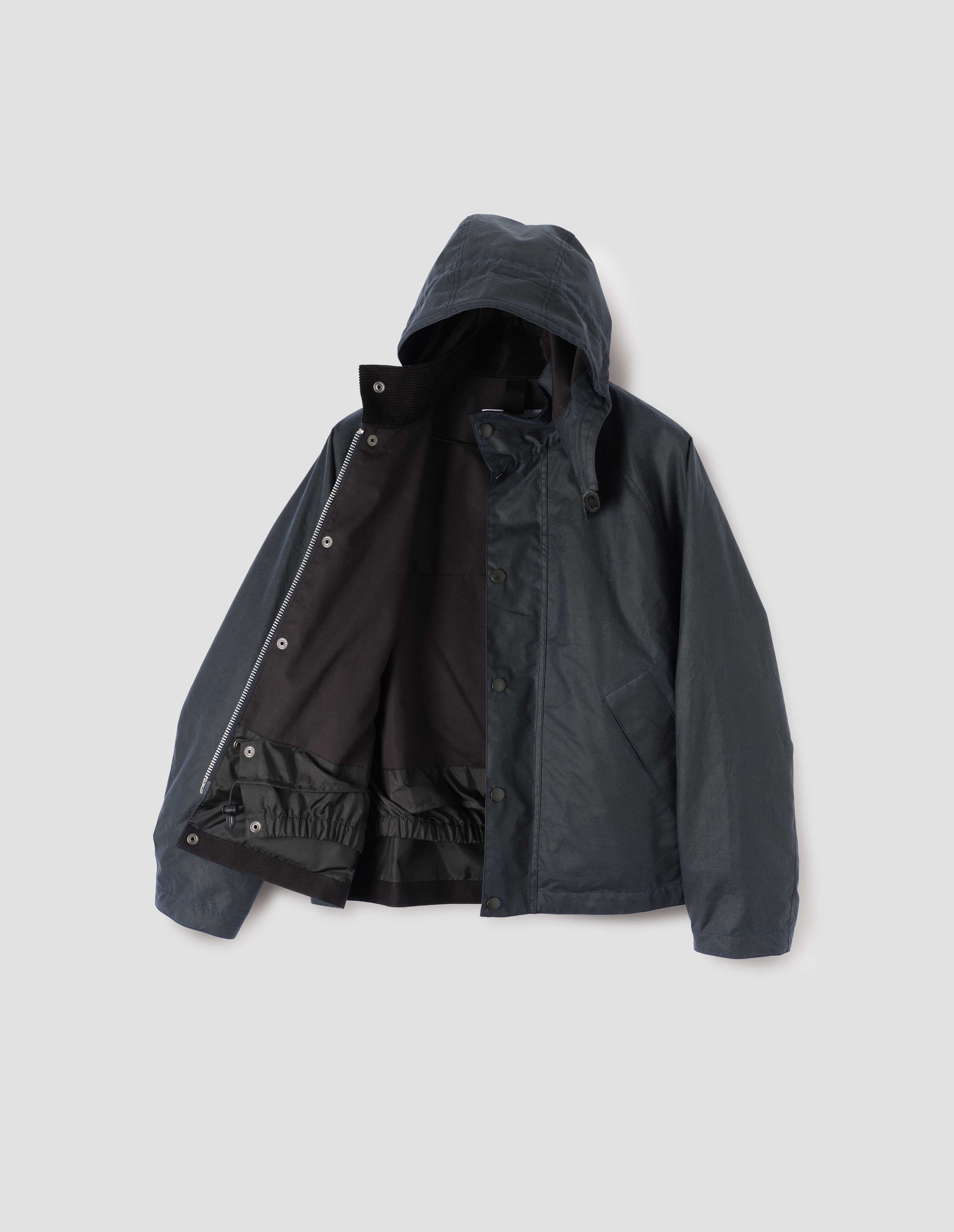 Dark navy waxed cotton Transport Jacket | Margaret Howell