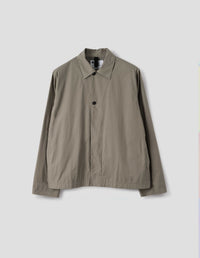 MHL. BOXY OVERSHIRT | CRISP COTTON POPLIN | MOUSE