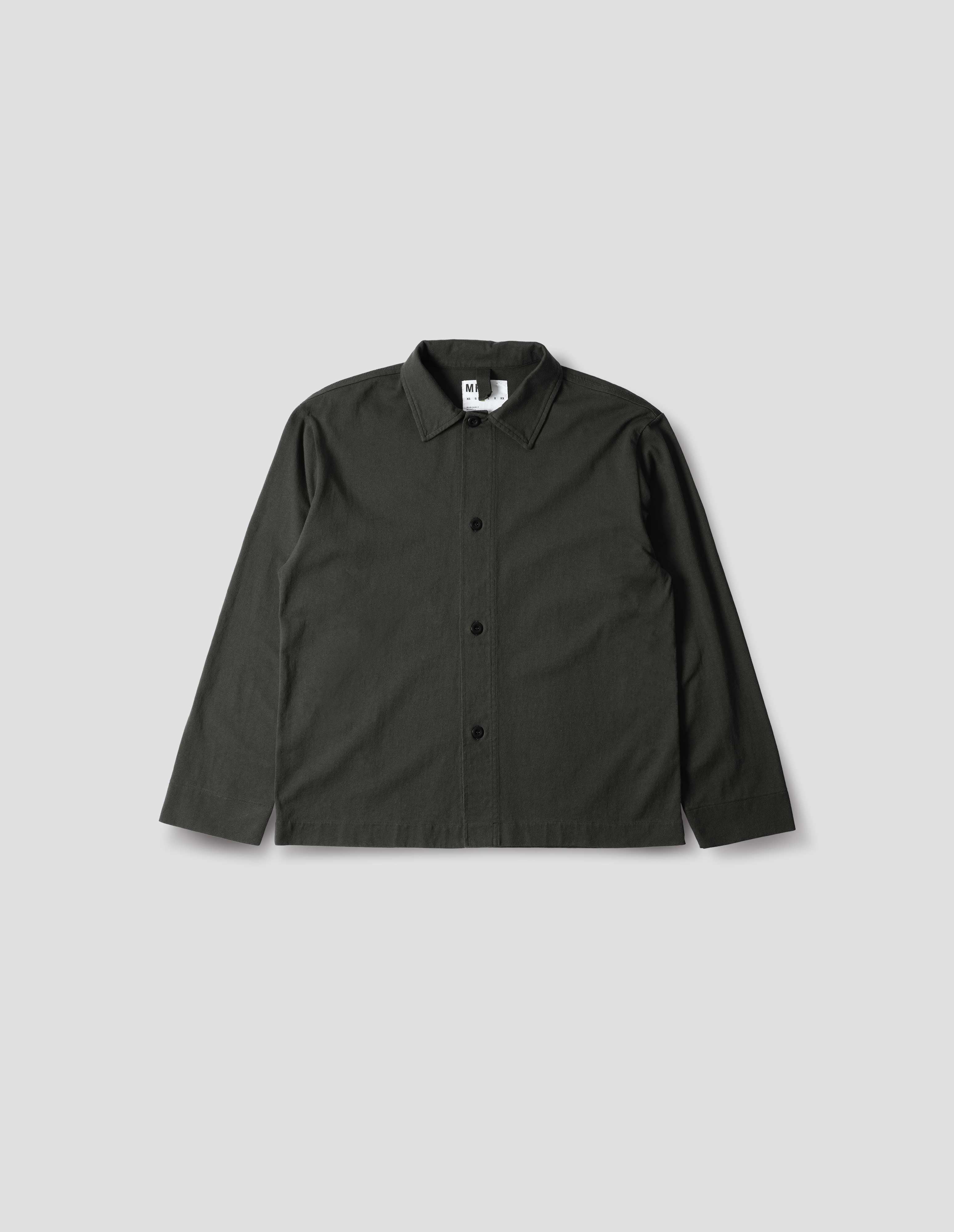 Pewter heavy cotton Jersey Shirt | MHL. by Margaret Howell