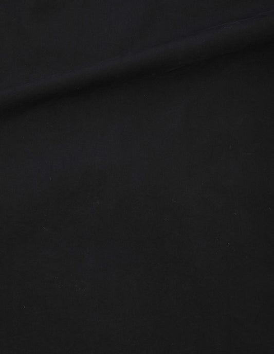 Black crisp cotton poplin  parachute trouser, fabric swatch.