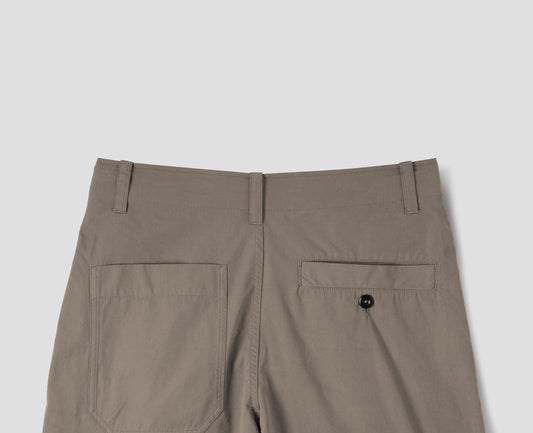 MHL. PARACHUTE TROUSERS | CRISP COTTON POPLIN | MOUSE
