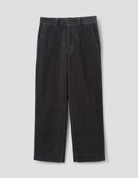 MHL. SIMPLE TROUSERS | 8 WALE COTTON CORDUROY | SLATE