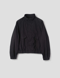 MHL. TRACK JACKET | CRISP COTTON POPLIN | BLACK
