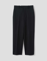 TAILORS TROUSERS | DRY WOOL PLAINWEAVE | BLACK