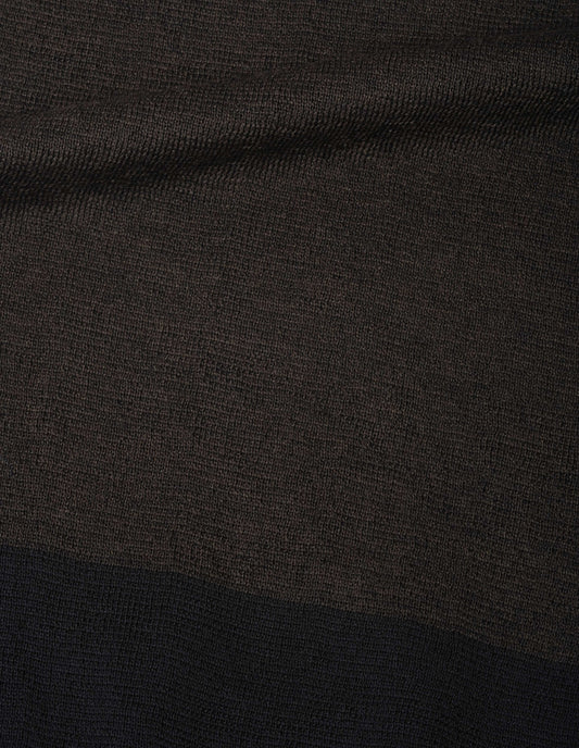 MHL. BLOCK STRIPE SLIPOVER | DRY WOOL | BROWN / BLACK
