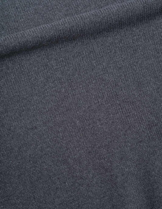 MHL. CROSS OVER CREW | DRY COTTON | CHARCOAL