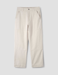 MHL. TOOL POCKET TROUSERS | NATURAL COTTON DENIM | NATURAL
