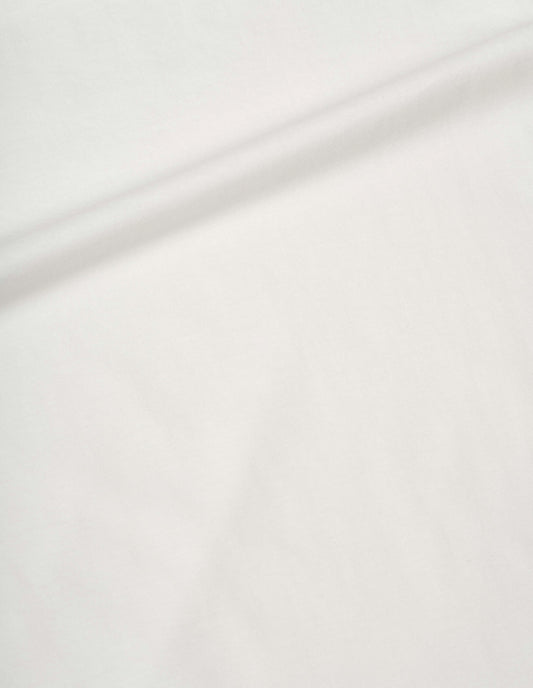Off white t-shirt fine cotton jersey, fabric swatch.