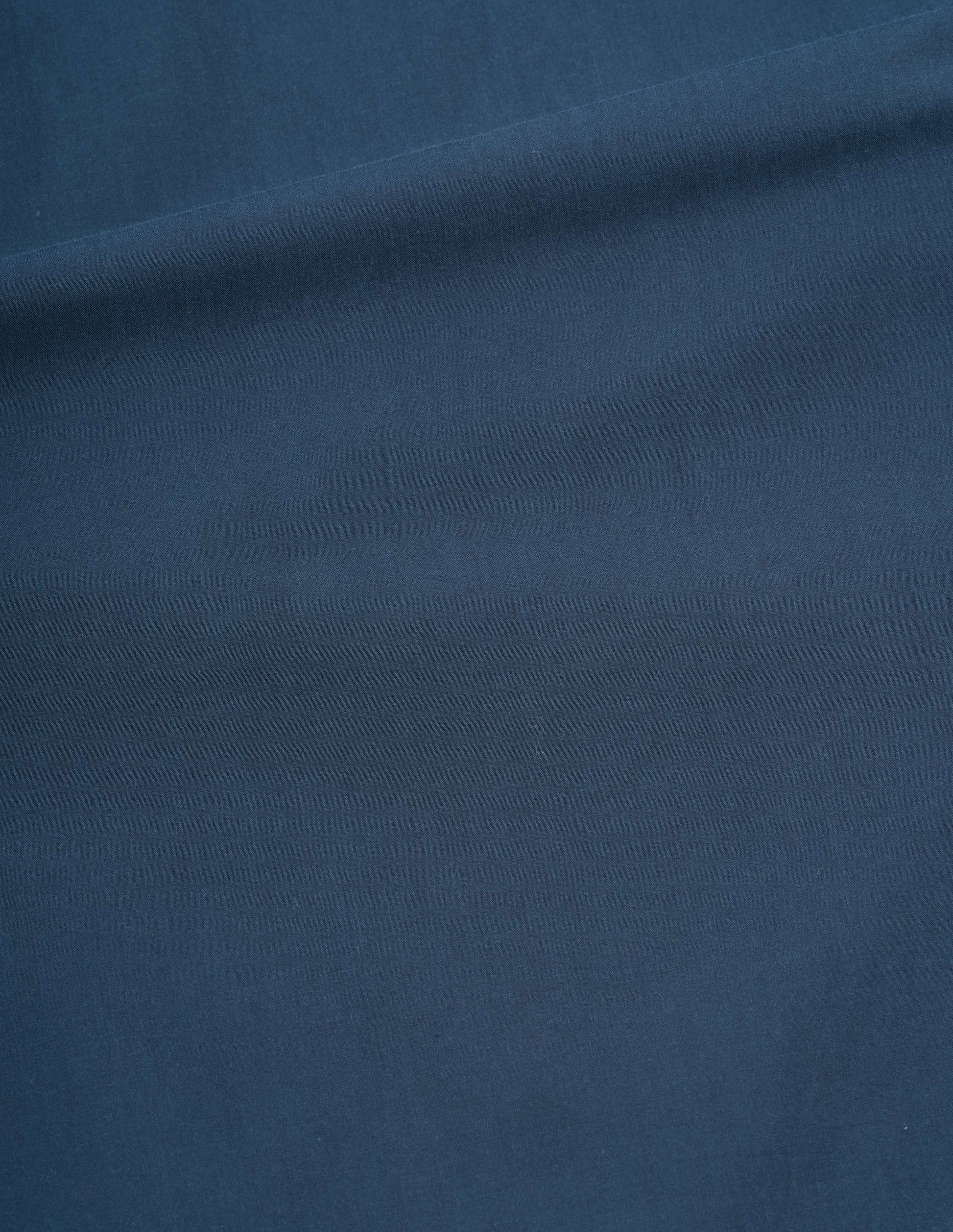 Blue yarn dye cotton shirting shirt fabric swatch.