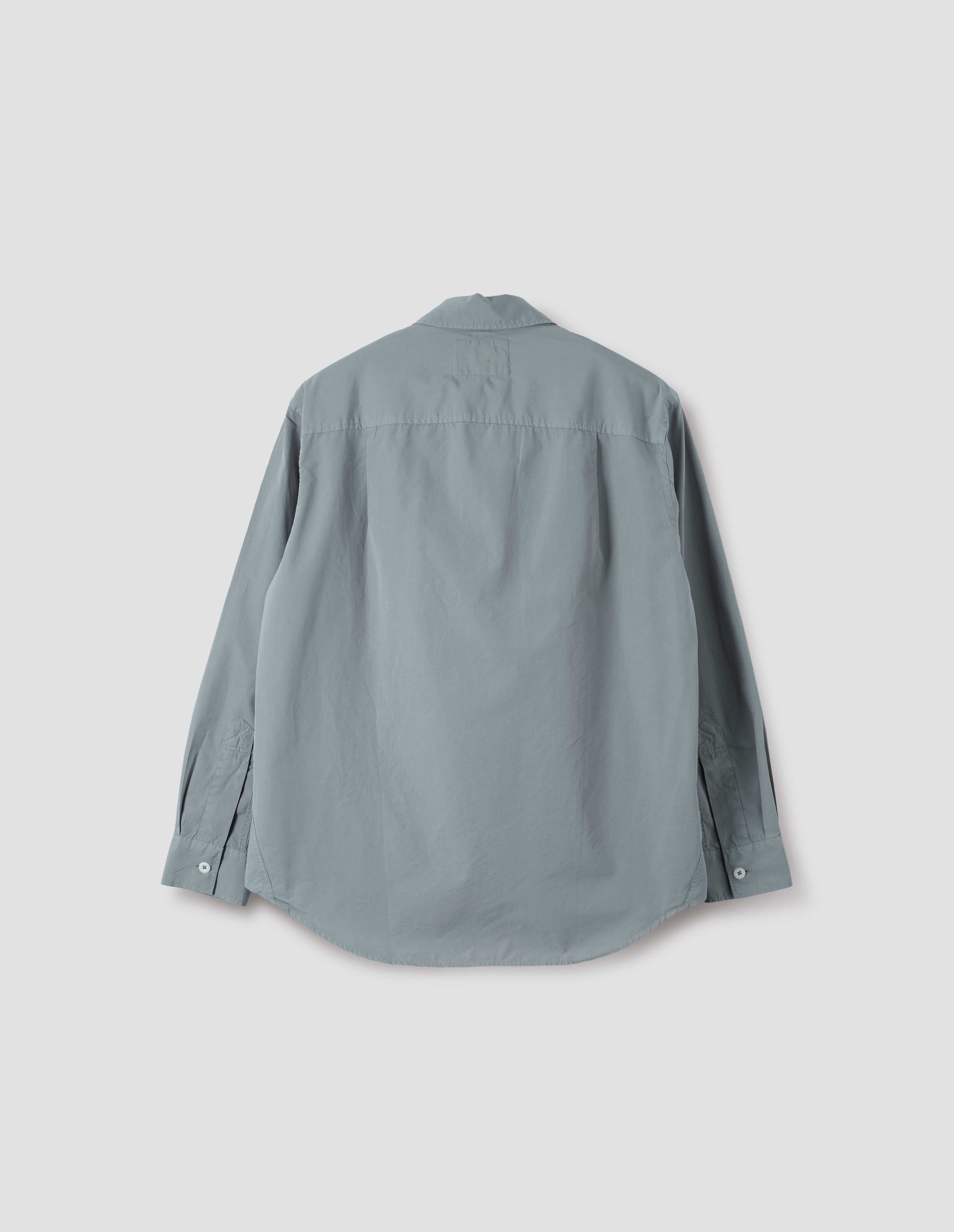 Fog compact cotton poplin Basic Shirt | MHL. by Margaret Howell