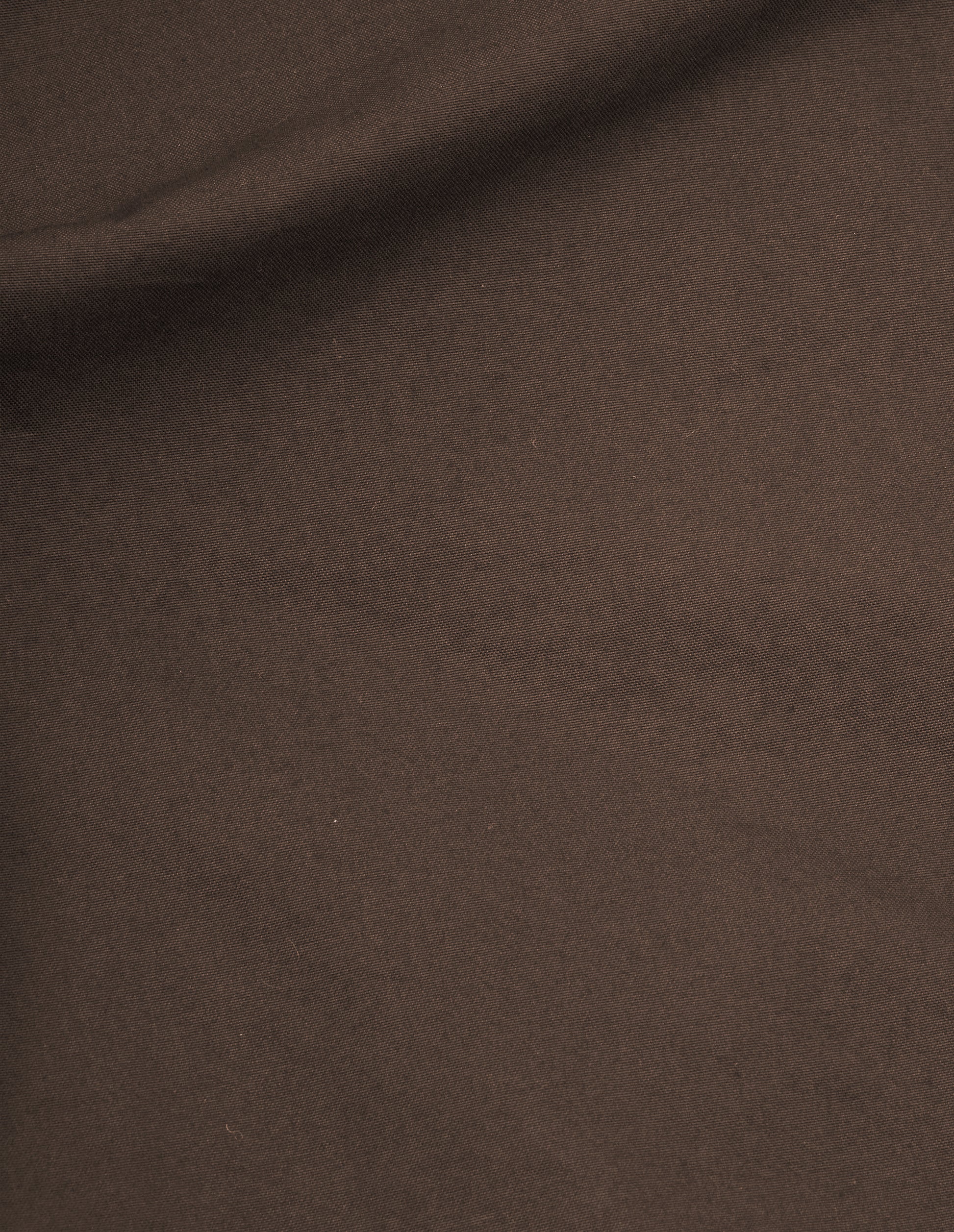 Brown cotton nylon poplin cargo shorts, fabric swatch.