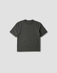 MHL. FLATLOCK CREW | MATTE JERSEY | BLACK GREEN