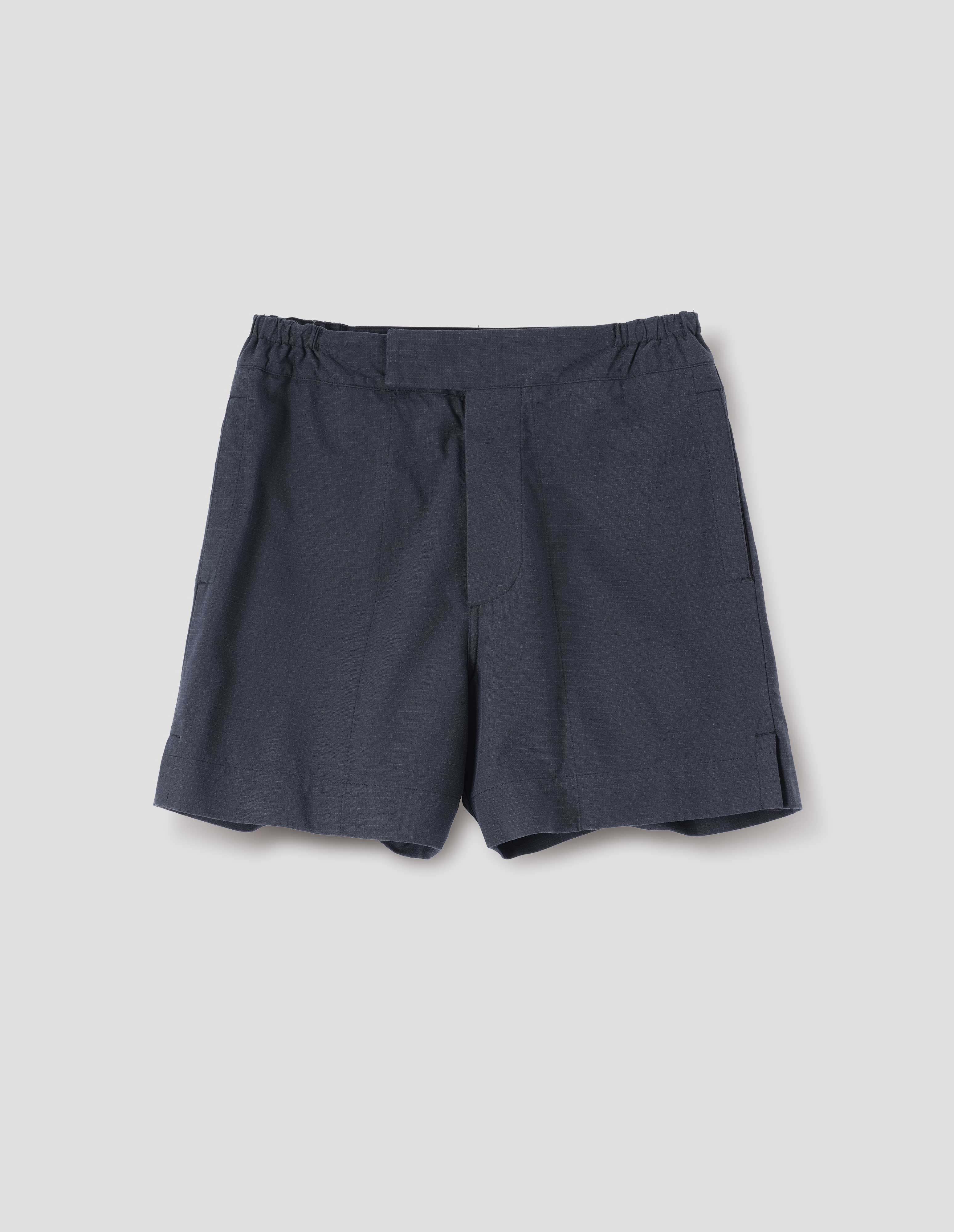 Ink washed cotton ripstop Gym Shorts | MHL. by Margaret Howell